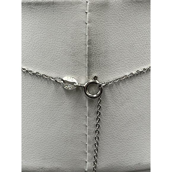 Golden Moon Inc Turquoise Beaded and Sterling Silver Rosary Cross Necklace - Picture 5 of 8